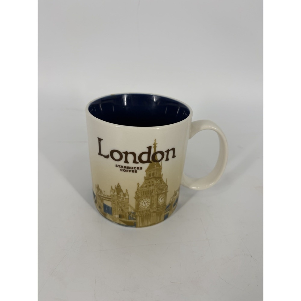 Starbucks Coffee Mug Icon City Series 16oz. London Blue 2011 Big Ben